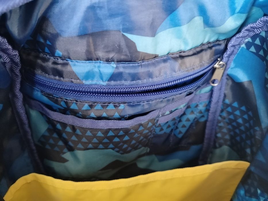 Tornister do 1 klasy Topgal niebieski Minecraft ze światełkiem