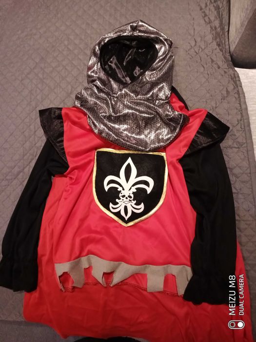 Fato carnaval Cavaleiro medieval criança