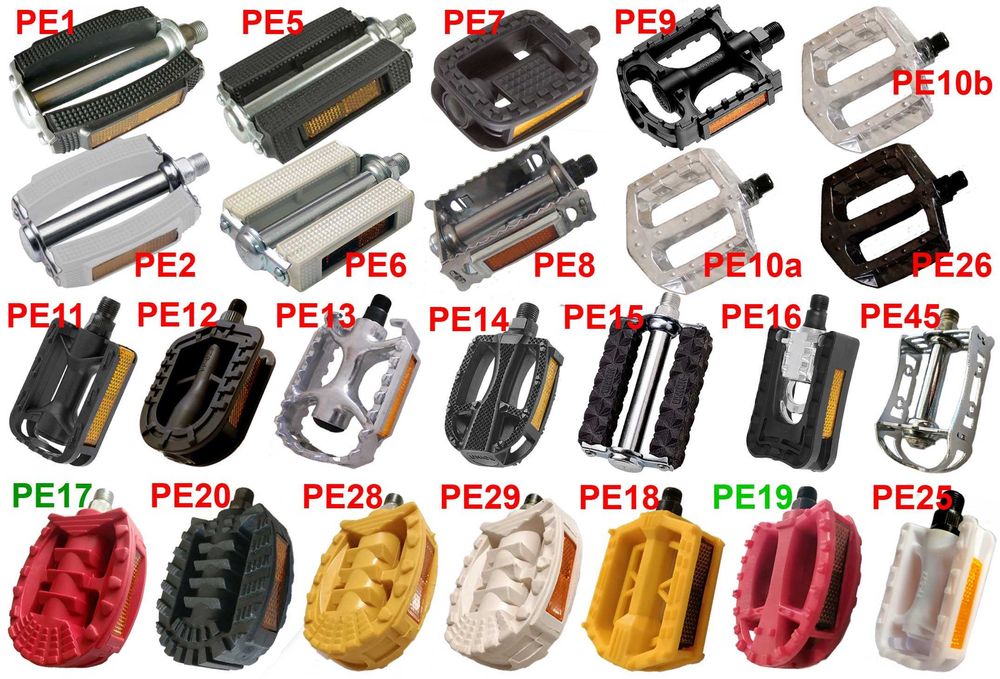 Pedais de bicicleta pasteleira, estrada, BMX, MTB, passeio, criança