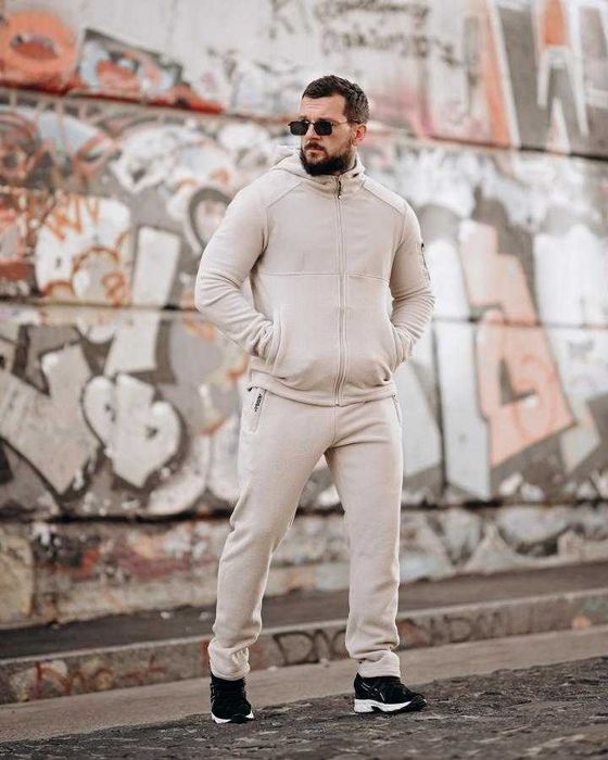 Зимовий флісовий спортивний костюм чоловічий теплий Без передоплати