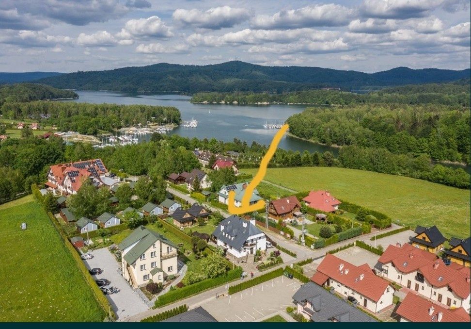 Apartamenty domki pokoje Polańczyk 200 m od J. Solińskiego