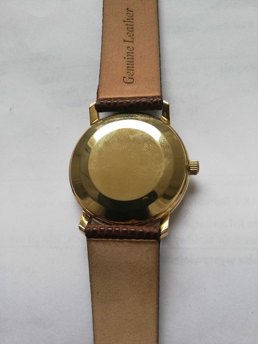 Omega Geneve złoty 18K zegarek męski Automatic