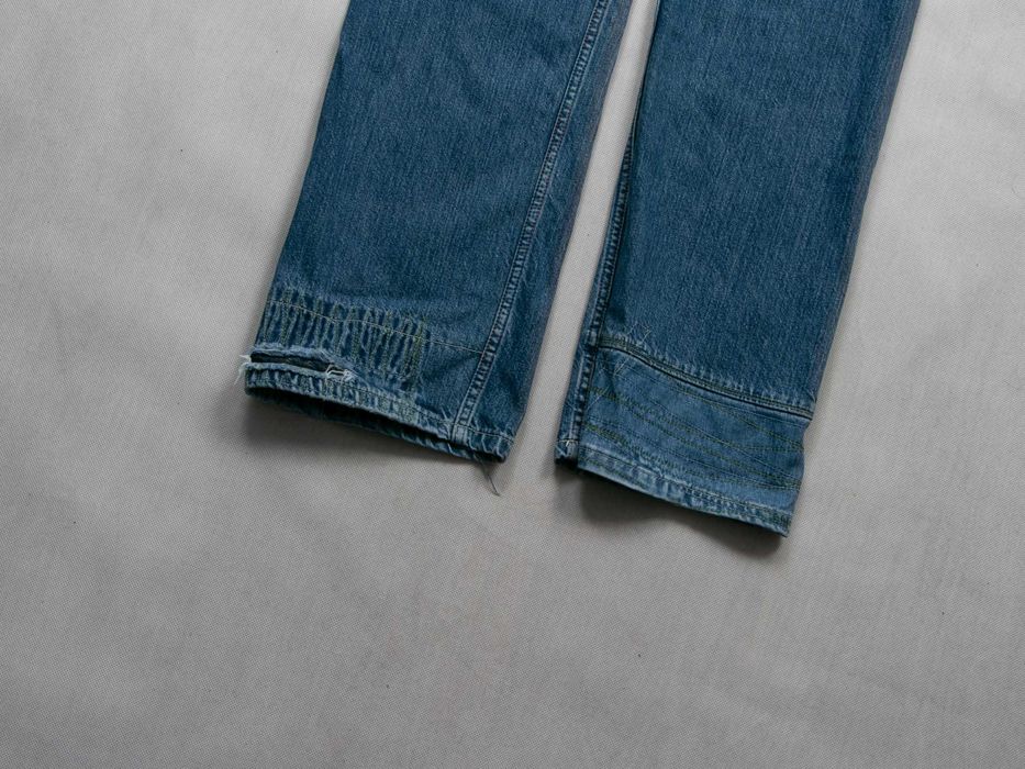 Y2K Blend G-Blend Patchwork Jeans Baggy spodnie Skater Distressed 30us