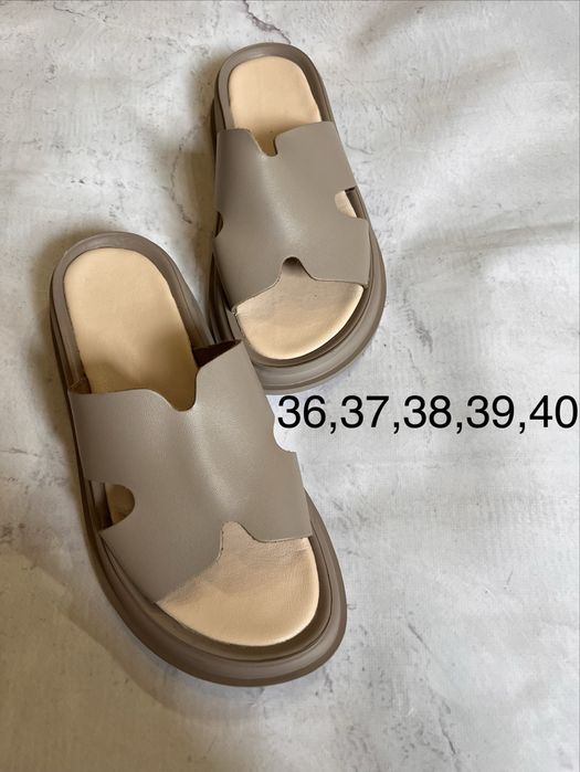 Шльопанці жіночі шкіряні 36,37,38,39,40