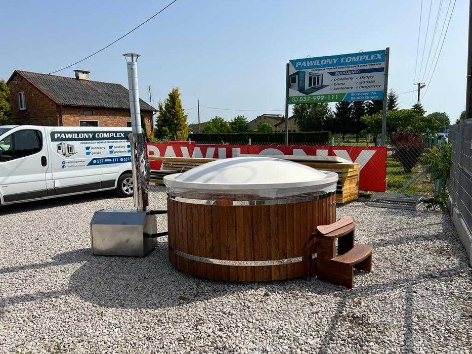 Balia Ogrodowa z Hydromasażem Hot Tube Gorąca Beczka