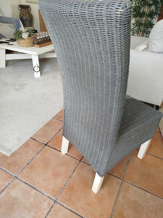 10 Cadeiras sala Jantar - estilo Rattan