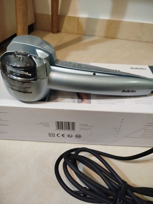 Modelador de Cabelo automático BABYLISS Hydrotherm Steam System Novo