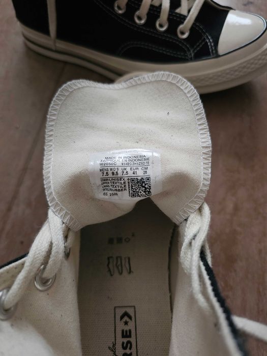 Converse Chuck 70 Preto Usado uma vez