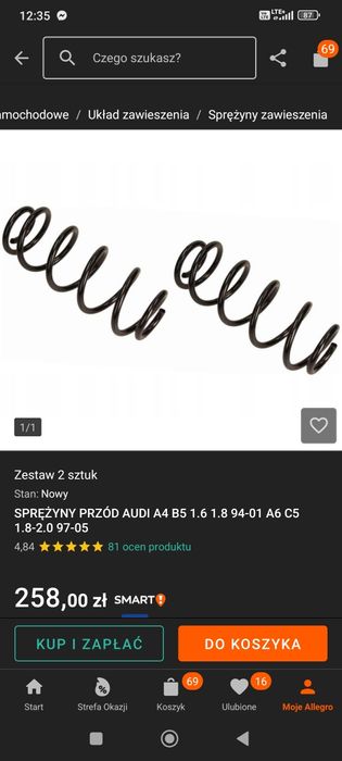 Sprężyny do samochodu