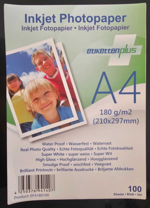 Papel Fotografico 180g