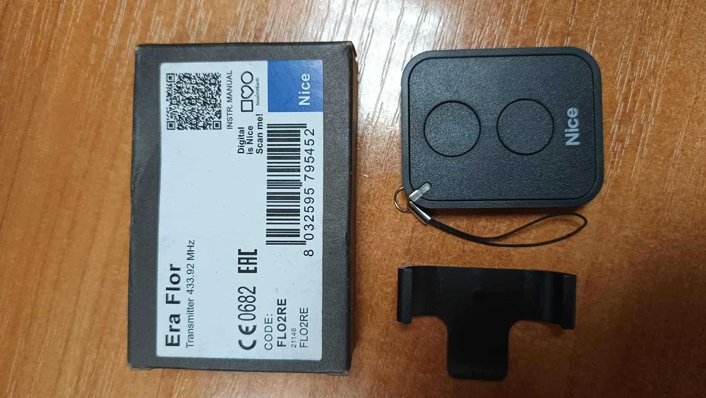 Pilot do bramy NICE FLOR FLO4RE 433 MHz lub FLO2RE wysyłka