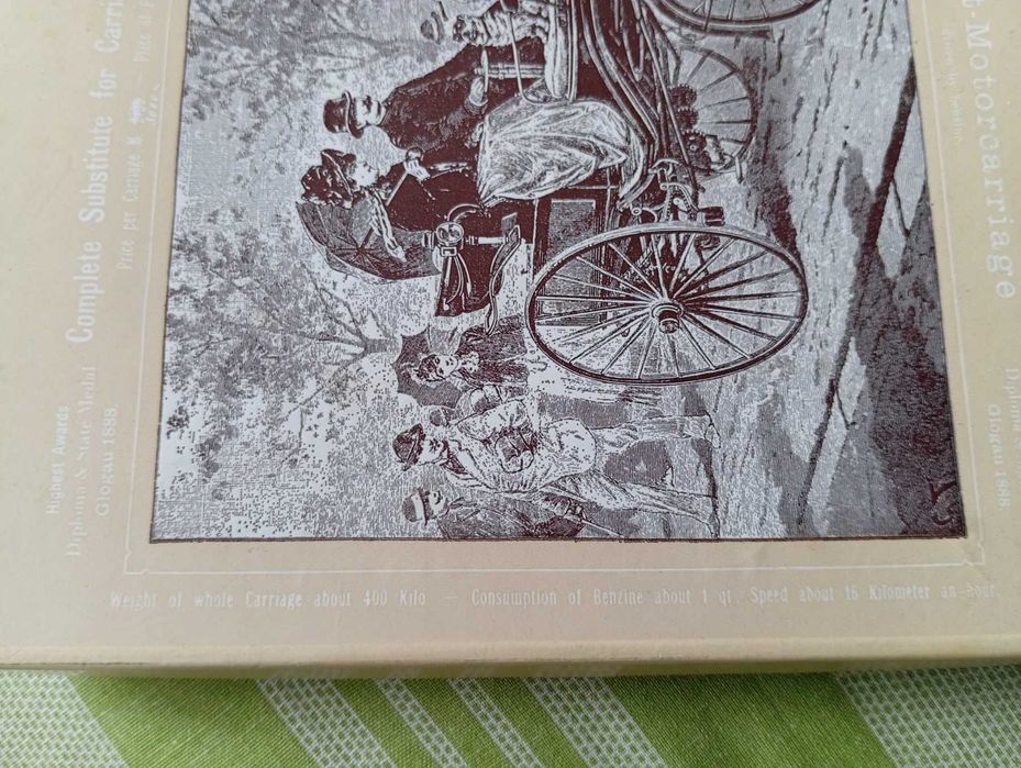 Вінтажна коробка Fisba Stoffels носові хустинки Daimler Mercedes Benz