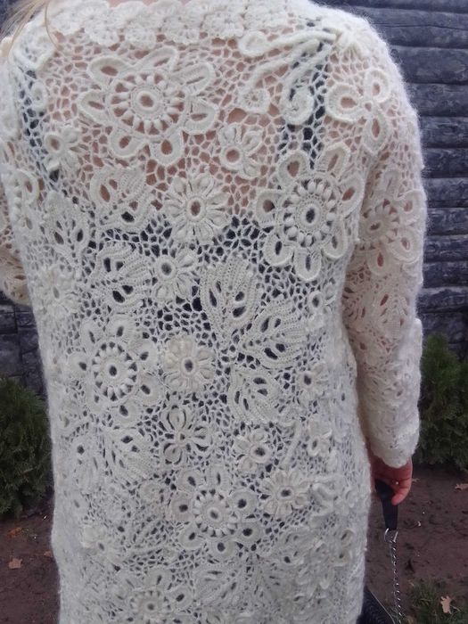 Кардиган ирландское кружево 48 размер