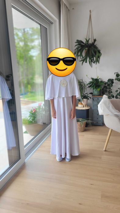 Alba komunijna oraz sukienka koronkowa