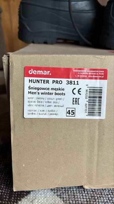 Чоботи , черевики demar hunter pro 30,5 см , 45