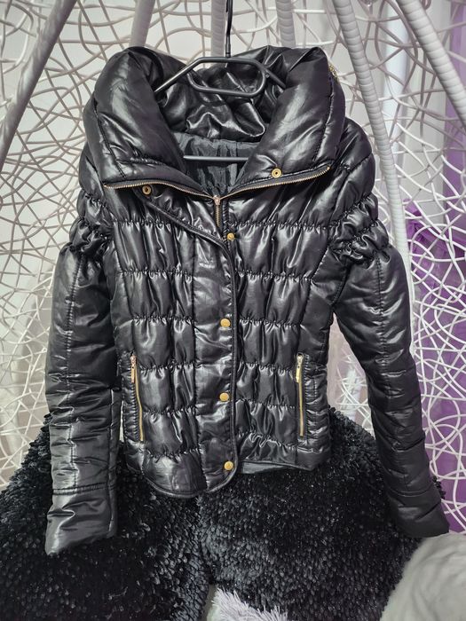 Kurtka pikowana czarna