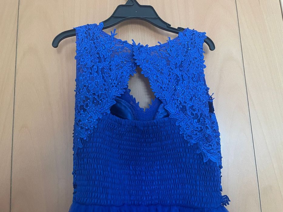 Vestido de cerimónia azul