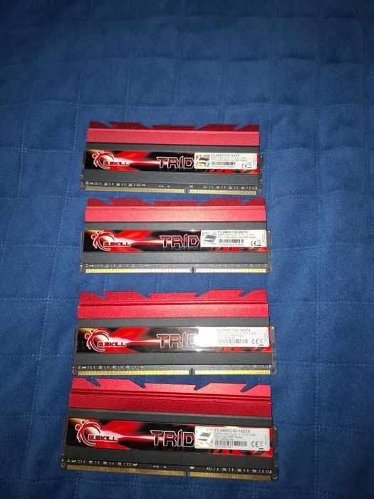 Trident 2x8gb i 2x4gb RAM G.SKILL F3-2400C10D