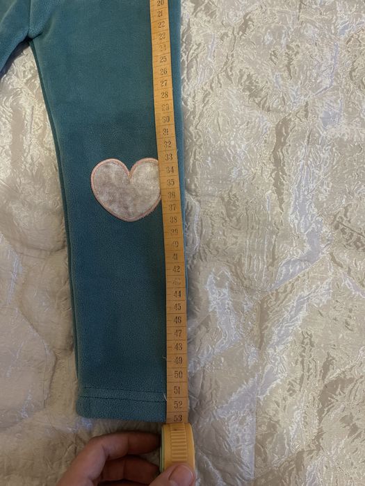 Теплые лосины на девочку