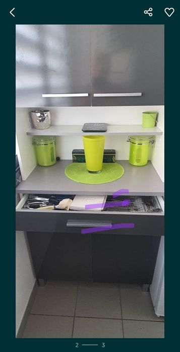 Buffet 4 portas + 1 gaveta