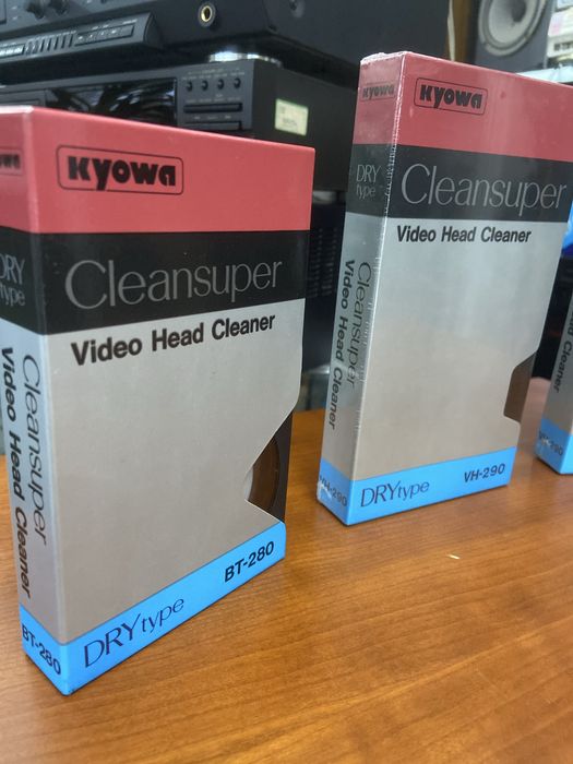 Betamax, vhs,8mm cassetes de limpeza, novas!