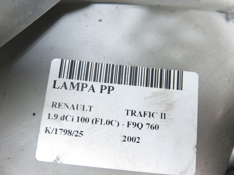 Lampa Prawa Przednia Renault Trafic II
