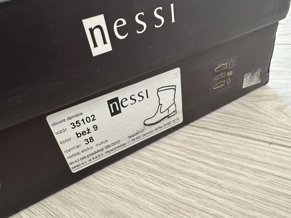 Buty damskie botki Nessi r. 38