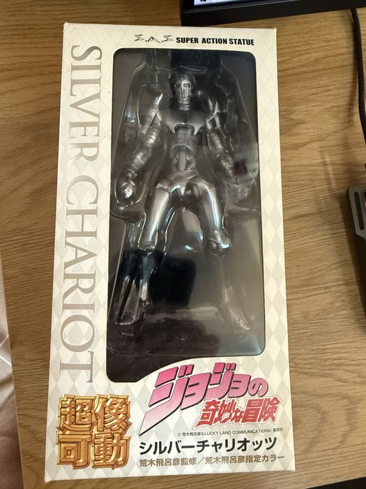 Silver Chariot Super Action Statue