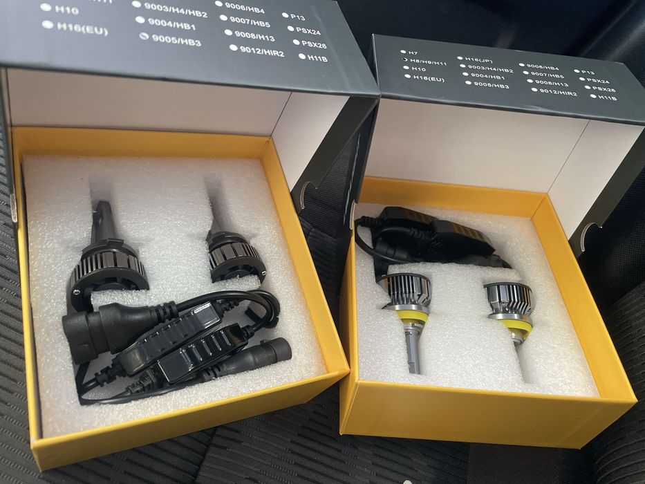 LED лампи AUXITO H8/H9/H11 та 9005/HB3 — Якісне світло для авто