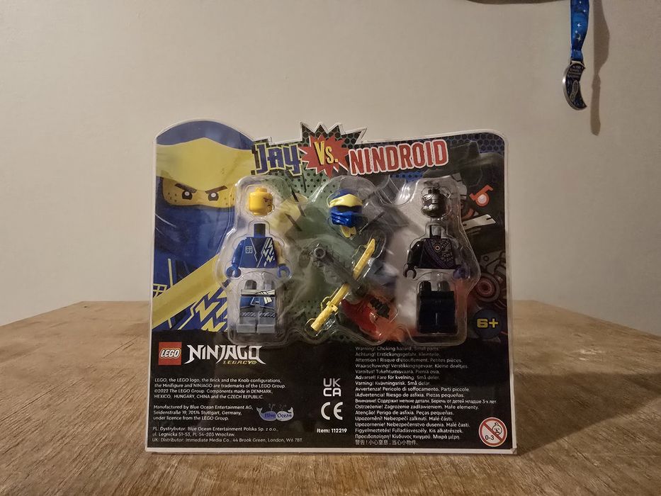 Lego Ninjago 112219 Jay vs Nindroid blister z minifigurkami