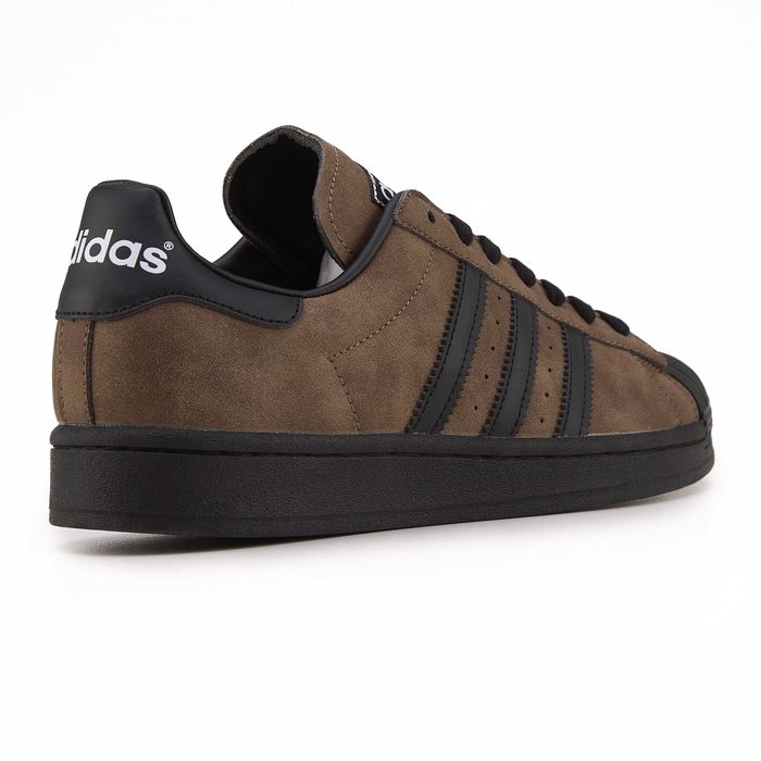 Кросівки Adidas Superstar Brown/Black premium