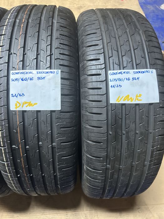 4x 205/60R16 92H CONTINENTAL ECOCONTACT 6 opona letnie DEMO 2023