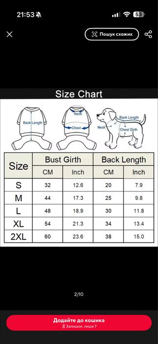 Дощовик для песика синій