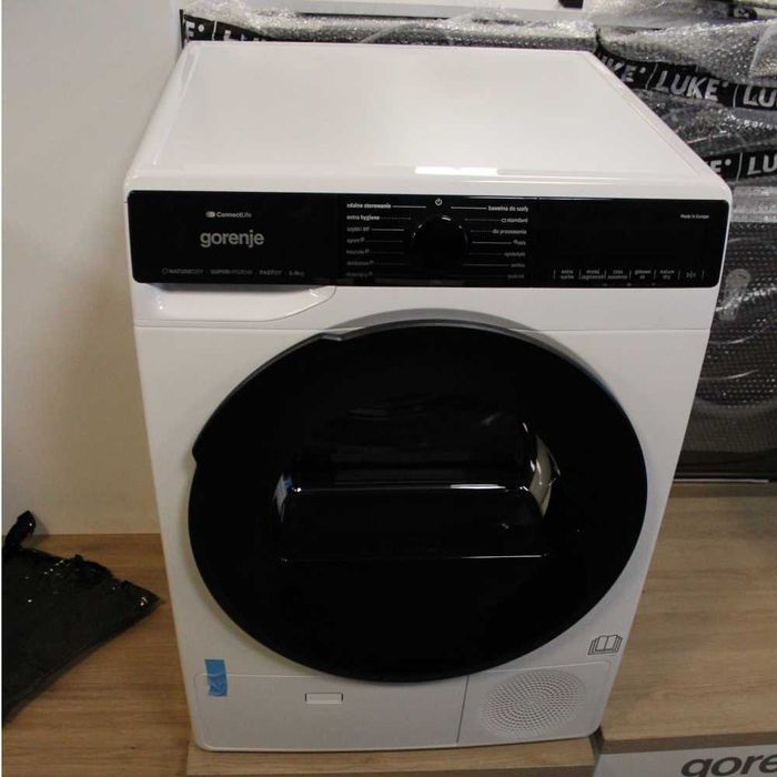 Suszarka Gorenje DPNA92WIFI/PL Ekspozycja/Nieużywana/Nowa/Wsad 9kg/Funkcja sterylizacji ExtraHygiene/System antyzgnieceniowy Anticrease/Wystawiamy FV