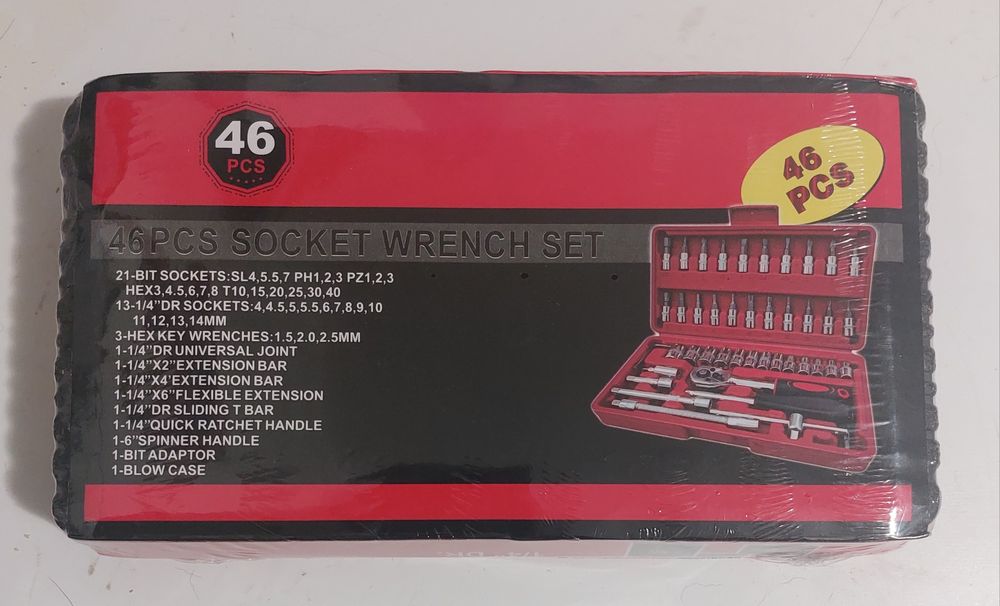 Kit chave roquete 46 peças