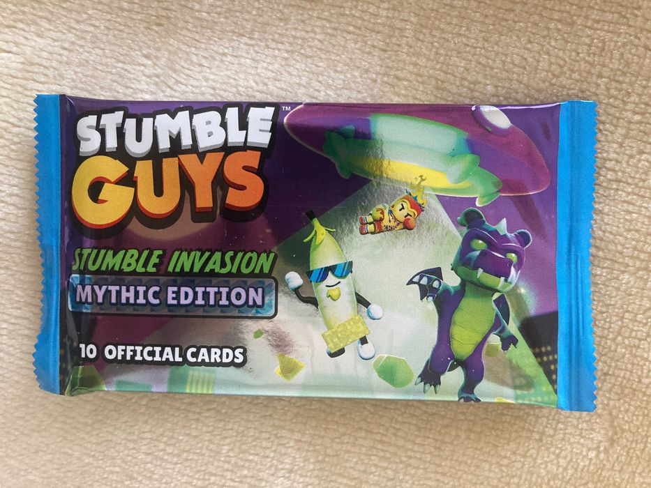 Karty Stumble Guys Invasion Mythic Edition - 1 saszetka.