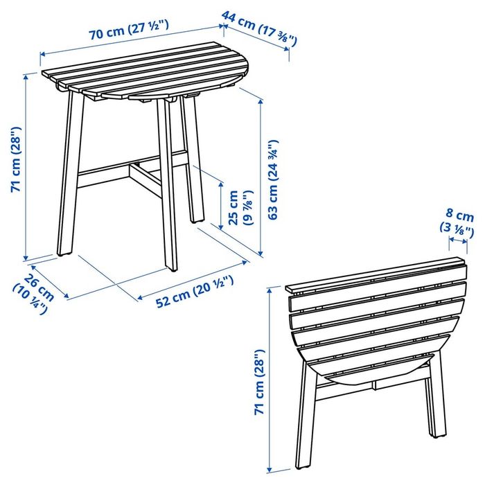 Conjunto mesa e cadeiras jardim/varanda