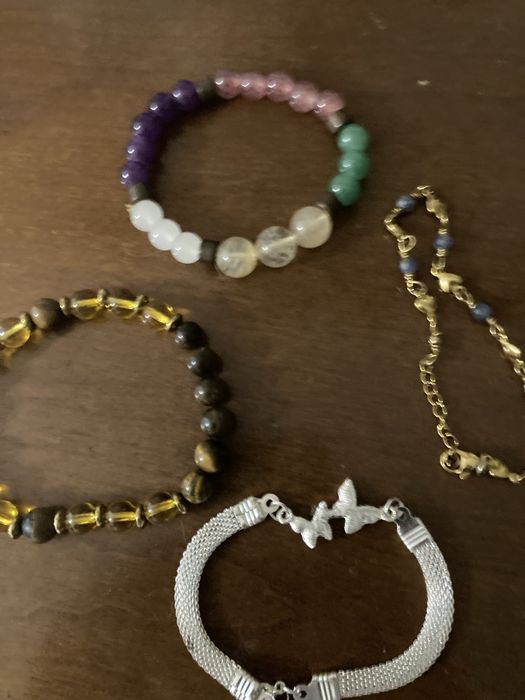 Conjunto Fio Anjo e 5 pulseiras