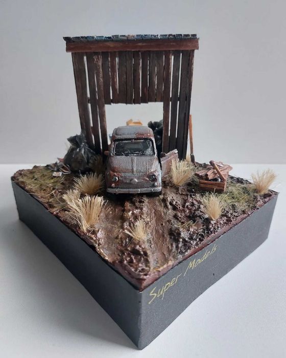 Диорама автомобиль