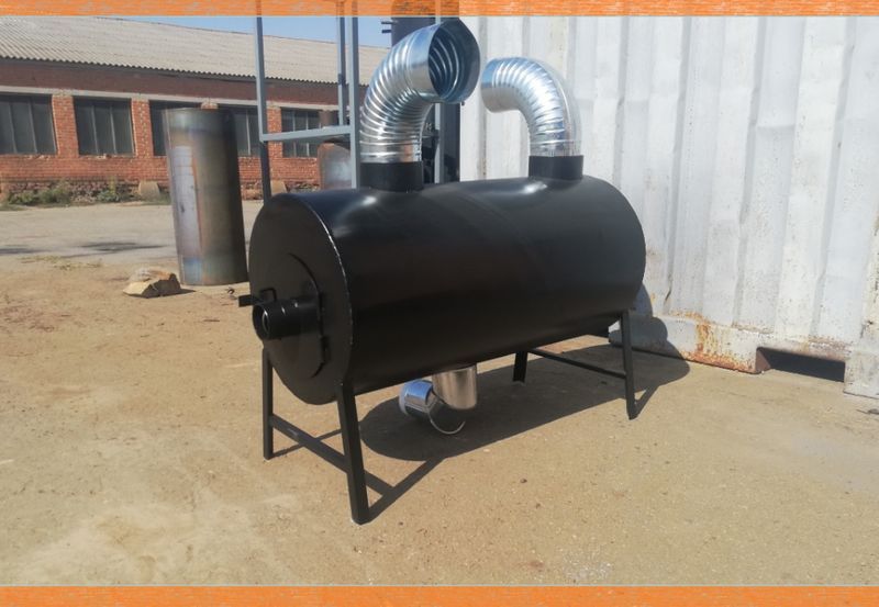 Вечная! 6мм! до 115 м2! Буржуйка Булерьян - Печь Poltavka Turbo 115