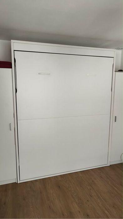 Cama de casal rebatível / cama-armário 1,50 x 1,90 m