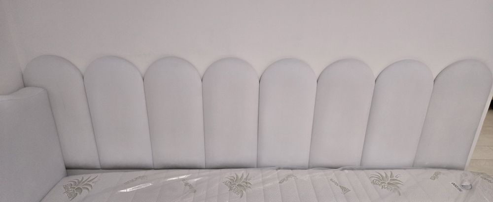 MEBLIK Royal White  łóżko z szufladą
