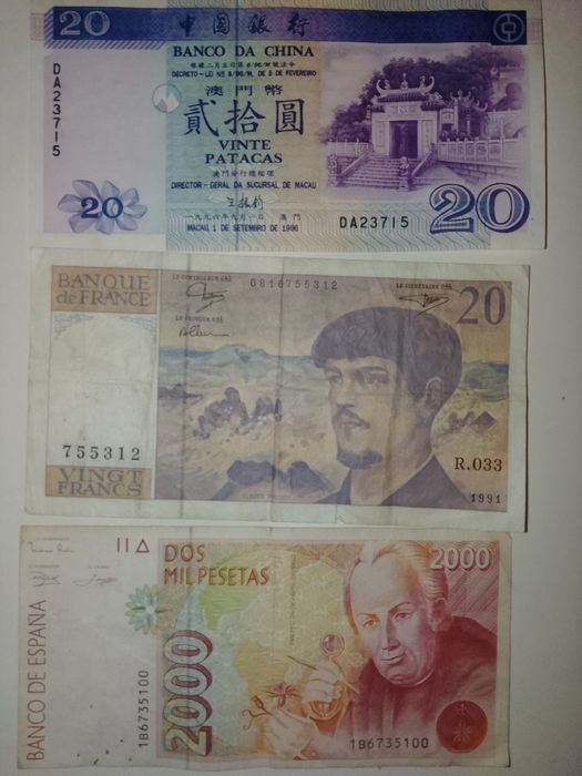 Notas coleção diversas