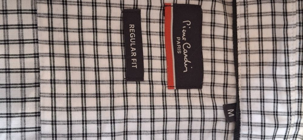 Koszula męska/chłopięca, krótki rękaw, M,  Pierre Cardin , 2 sztuki