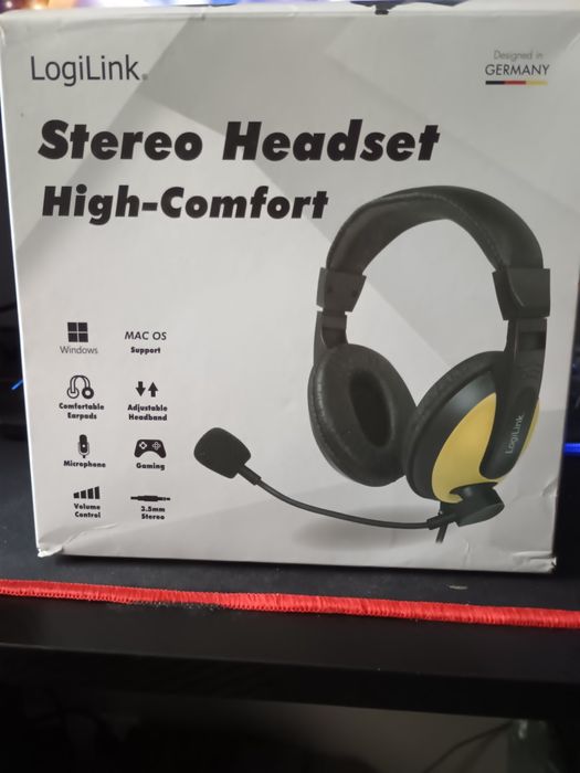 Słuchawki przewodowe z mikrofonem