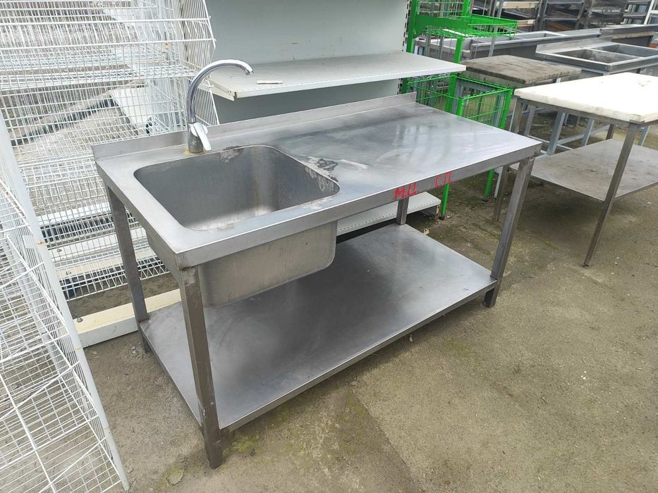 Стол - мойка из нержавейки