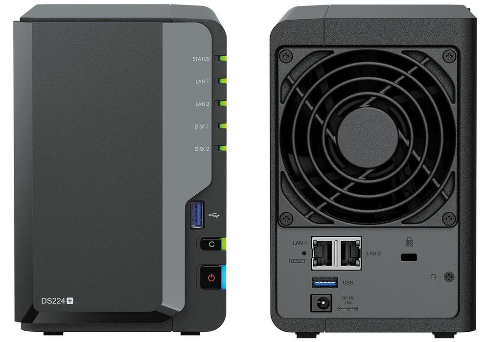Serwer Nas Synology Diskstation Ds224+ 36Tb (2X18Tb) Seagate Ironwolf