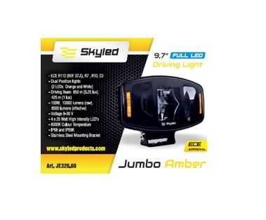 Reflektor dalekosiężny SKYLED Jumbo Amber FULL LED 12/24V pozycyjne
