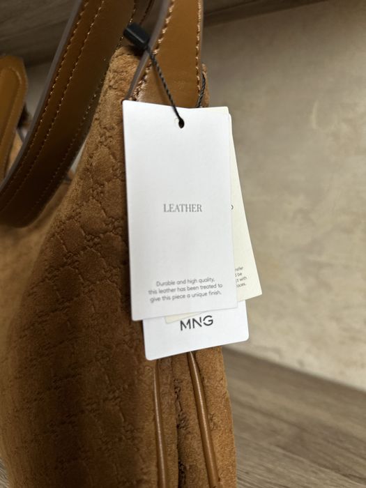 Сумка mango натуральна шкіра!