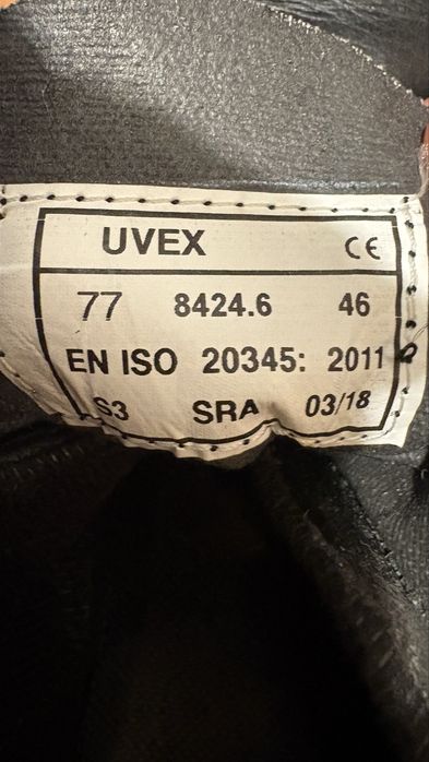 Męskie buty robocze Uvex S3